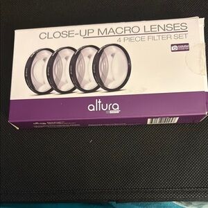 Close-Up Macro Lenses 4 Piece Filter Set - Purple